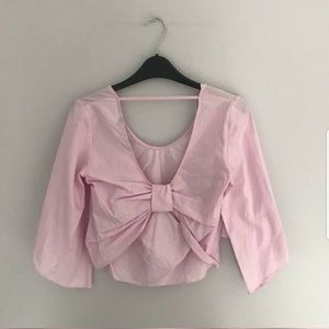 Zara pink blouse